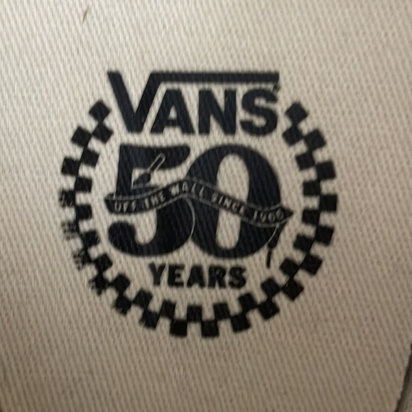 EMPLOYEE EXCLUSIVE 50 Anniversary Black and White Authentic Vans